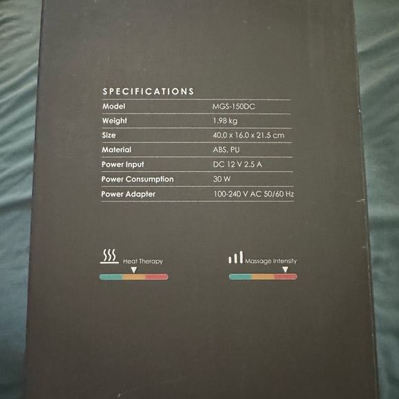 NAIPO SHOULDER & NECK MASSAGER WITH SHIATSU KNEADING MASSAGE AND HEAT - Picture 11 of 14